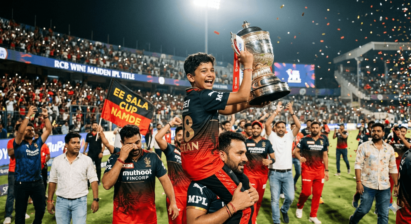 Ee Sala Cup Namde: The Unbelievable Story of RCB’s Maiden IPL Victory and a 13-Year-Old Prodigy